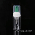 42mm 50ml 150ml bamboo clear silicone manual foam pressure pump with clear bottle